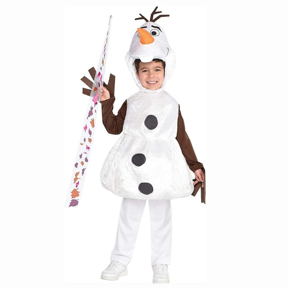 Disney Frozen II Olaf snowman Halloween costume kids size 4-6 new in package